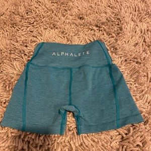 Blue R6 revival shorts